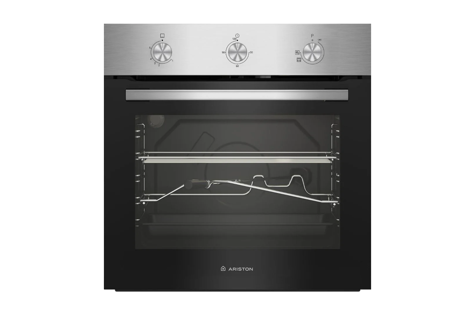 ARISTON BUILT-IN GAS OVEN WITH ELECTRICAL GRILL 60CM 66L - AROG 6R1G1C XNA