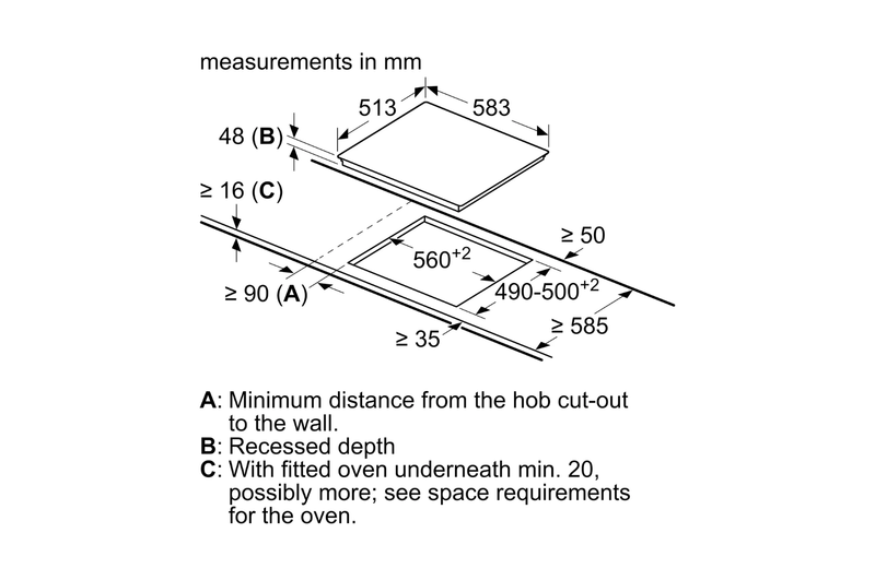 BOSCH BUILT-IN ELECTRICAL HOB 60CM - PKF645CA2E - Image 3