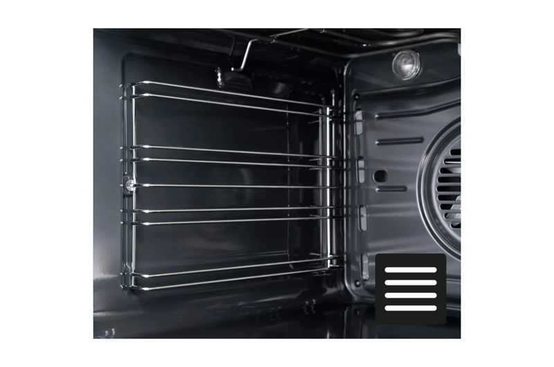 GLEMGAS BUILT-IN GAS OVEN WITH GAS GRILL  90CM 130L - GFR9W1IX - Image 4