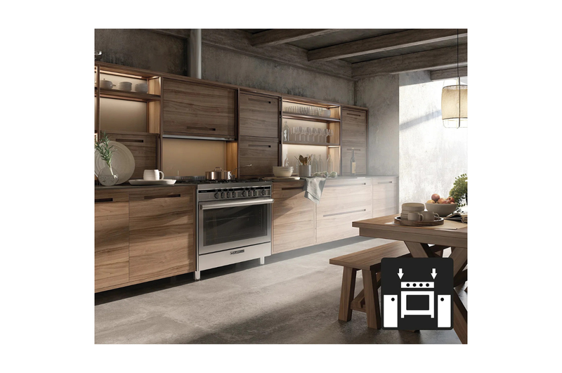 GLEMGAS FREESTAND GAS COOKER 90CM 123L - ST9612RIFS - Image 2