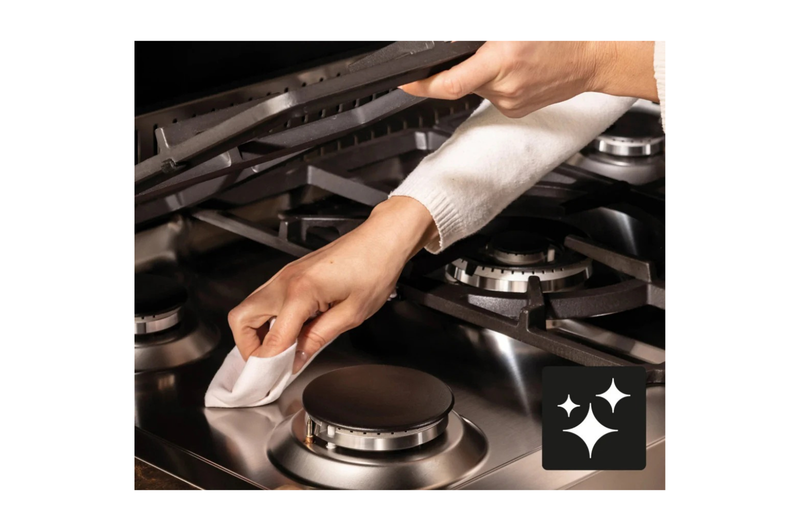 GLEMGAS FREESTAND GAS COOKER 90CM 123L - ST9612RIFS - Image 3
