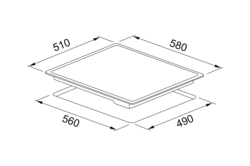 FRANKE BUILT-IN ELECTRICAL HOB 60CM - FRSM 604 C T XS - Image 2