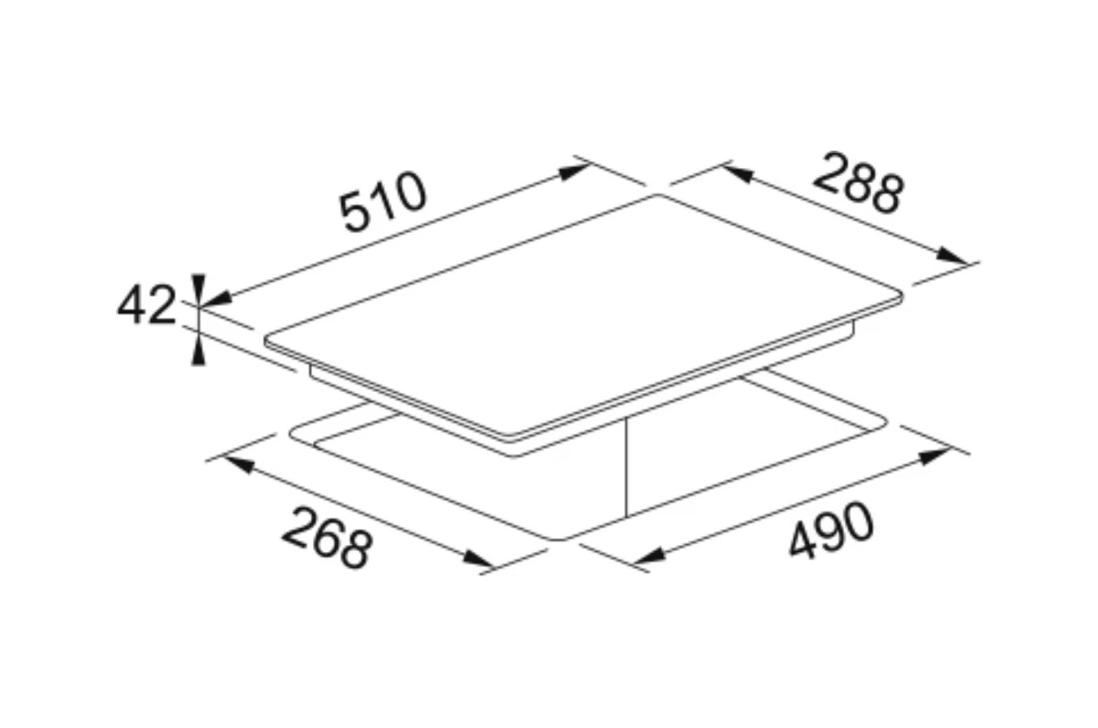 FRANKE BUILT-IN ELECTRICAL HOB 30CM - FRSM 302 C TD BK