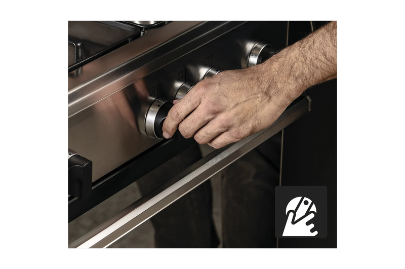 GLEMGAS BUILT-IN GAS OVEN WITH GAS GRILL  90CM 130L - GFR9W1IX - Image 7