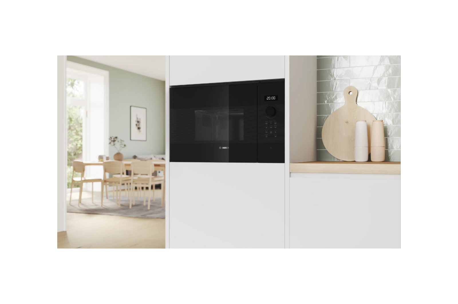BOSCH BUILT-IN MICROWAVE 38CM 20L - BFL524MB2