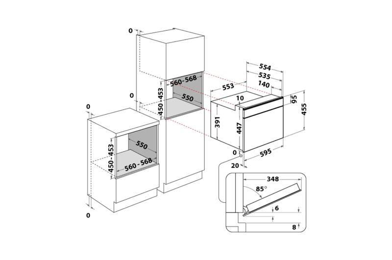 ARISTON BUILT-IN MICROWAVE WITH GRILL 60CM 40L - MP 776 IX A - Image 2