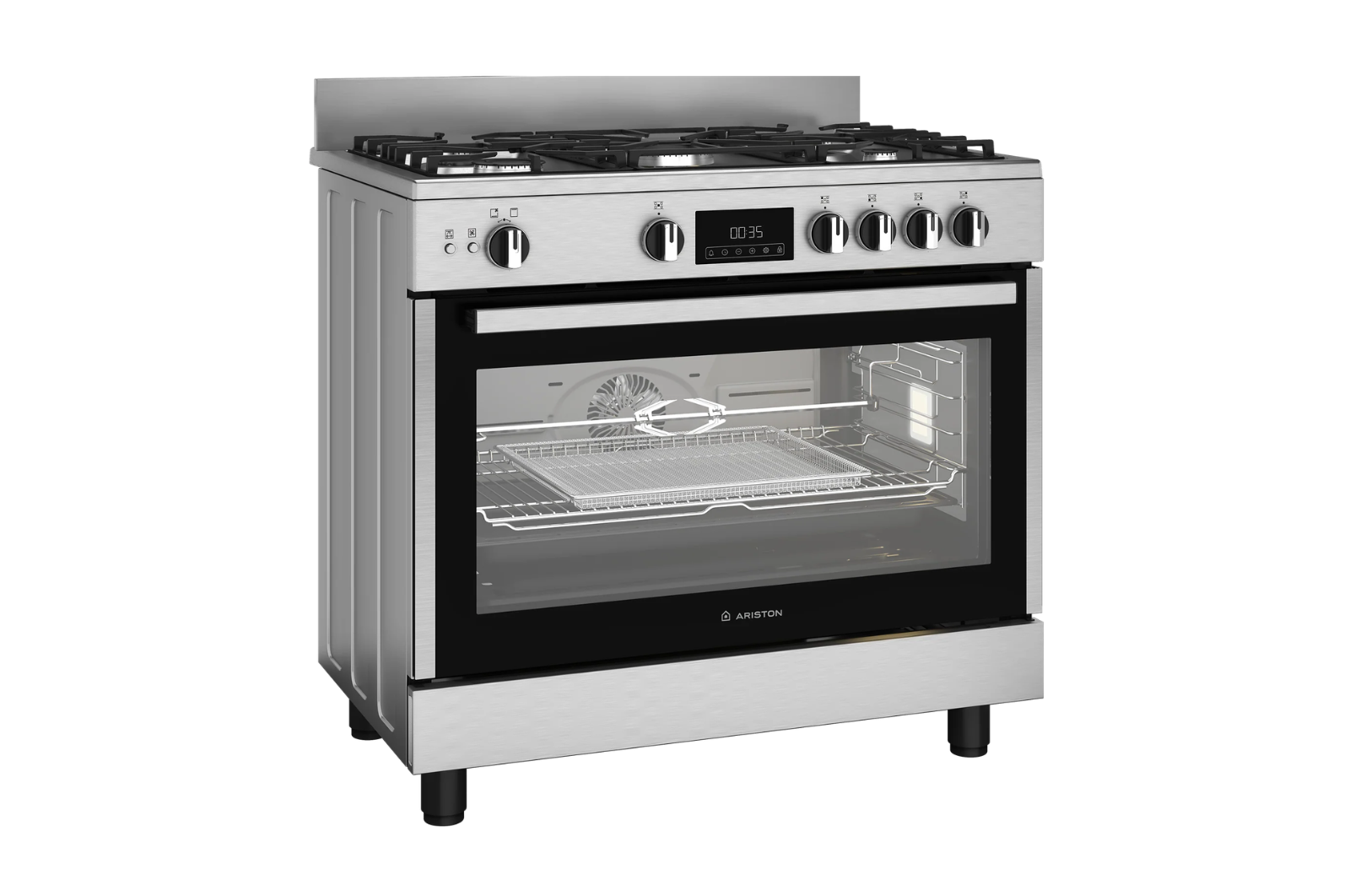 ARISTON FREESTAND GAS COOKER 90CM 97L - ARR9 GGF 33229 XEG