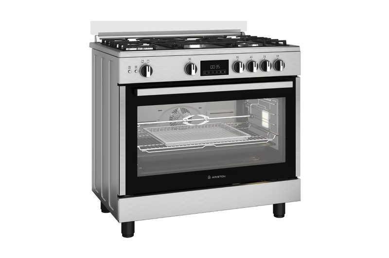 ARISTON FREESTAND GAS COOKER 90CM 97L - ARR9 GGF 33229 XNA - Image 1