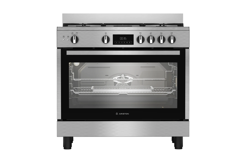 ARISTON FREESTAND GAS COOKER 90CM 97L - ARR9 GGF 33229 XEG - Image 2