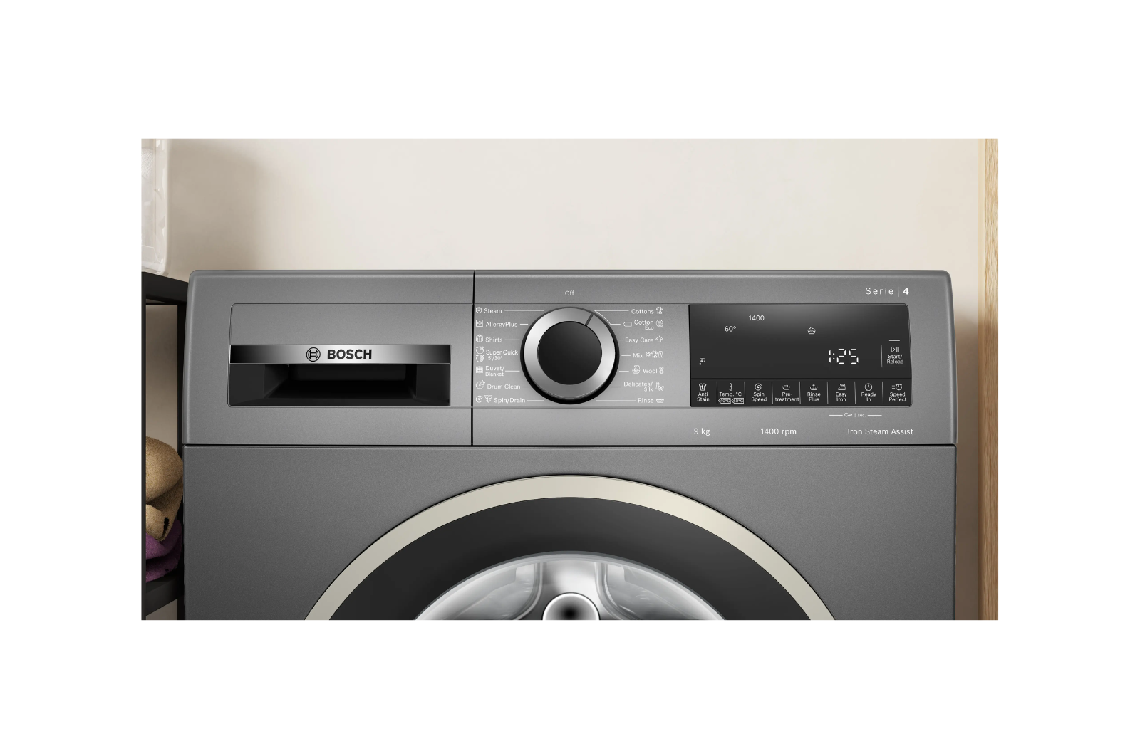 BOSCH WM FRONT LOAD SERIES 4 9KG 1400 RPM - WGA244Z1EG
