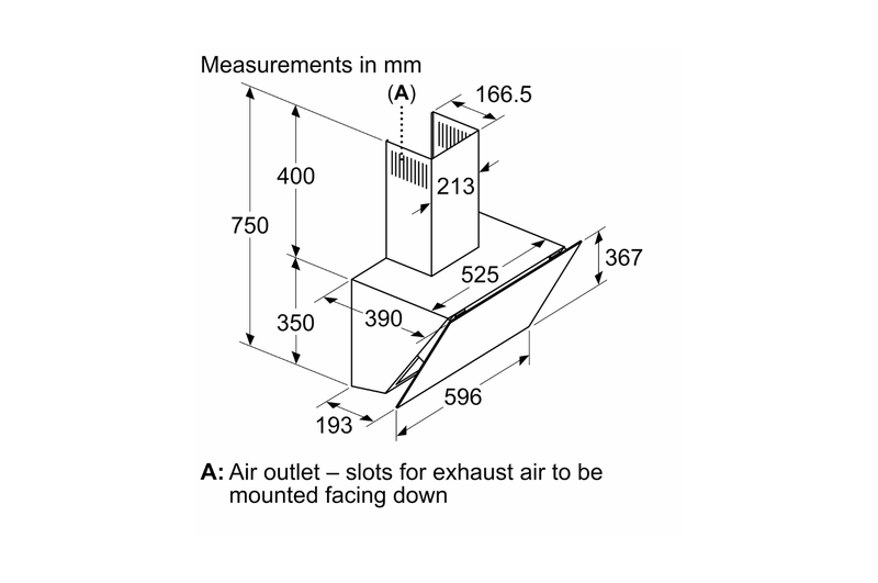 BOSCH WALL MOUNTED HOOD SERIES 6 700m/h - Image 7
