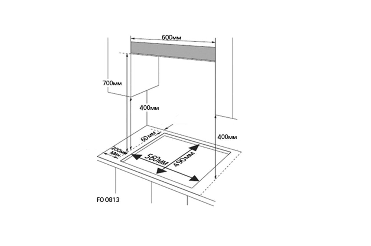 LG BUILT-IN GAS HOB 60 CM - HU641BBG