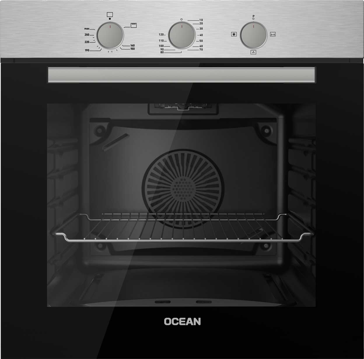 OCEAN BUILT-IN GAS OVEN WITH GAS GRILL 60CM 69L - OOGR 65 I F SV