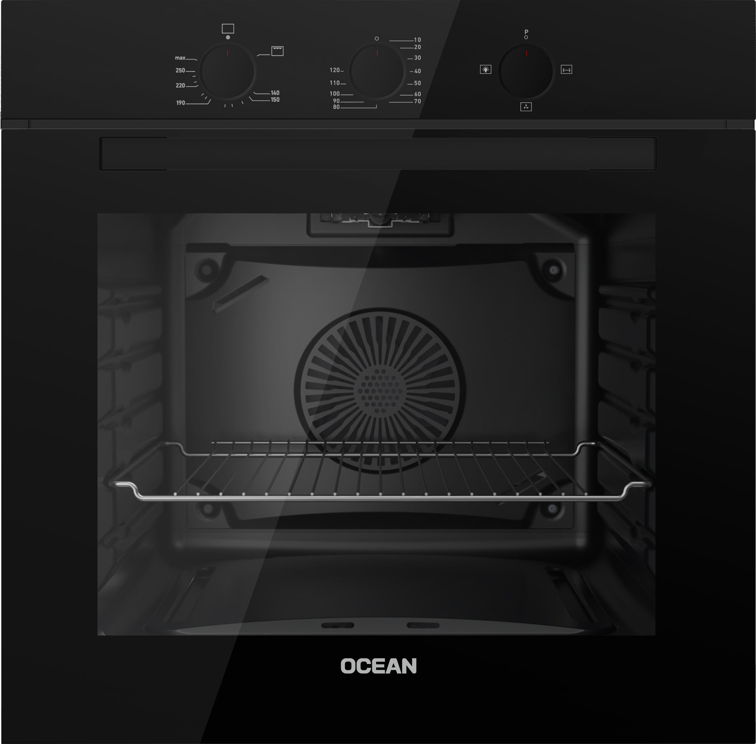 OCEAN BUILT-IN GAS OVEN WITH GAS GRILL 60CM 69L - OOGR 65 N F SV