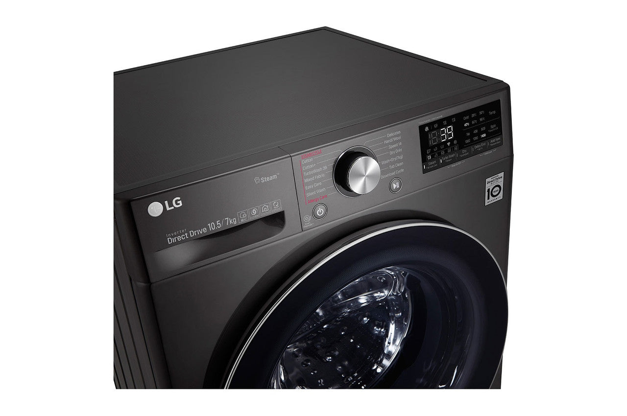 LG WASH-DRYER 10.5/7 KG - F4V9RCP2E