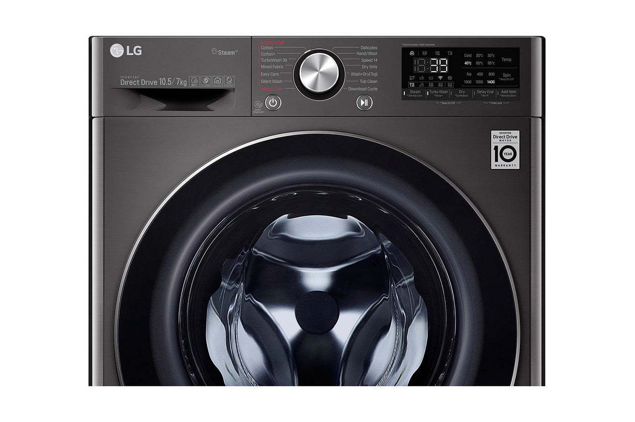 LG WASH-DRYER 10.5/7 KG - F4V9RCP2E