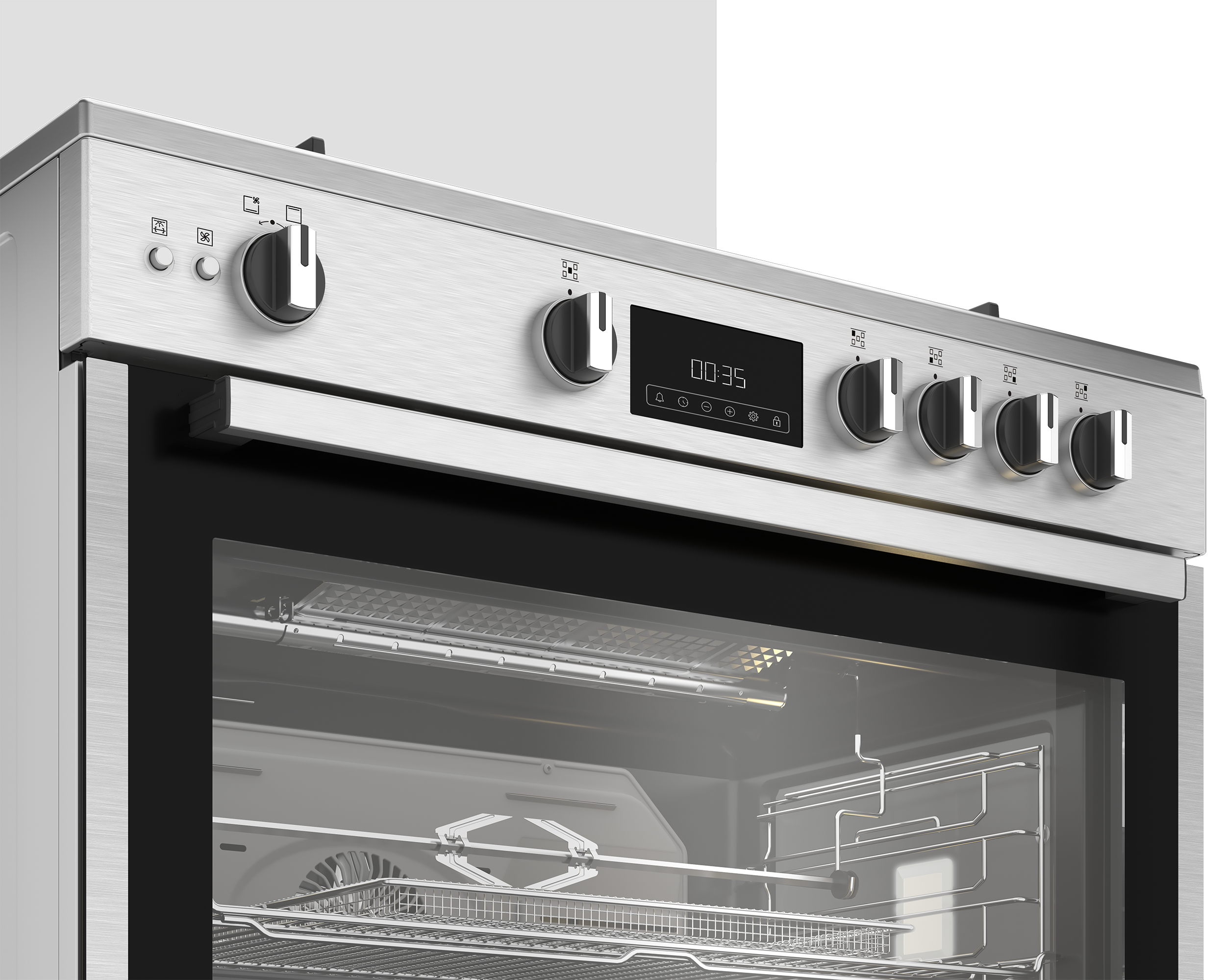 ARISTON FREESTAND GAS COOKER 90CM 97L - ARR9 GGF 33229 XNA