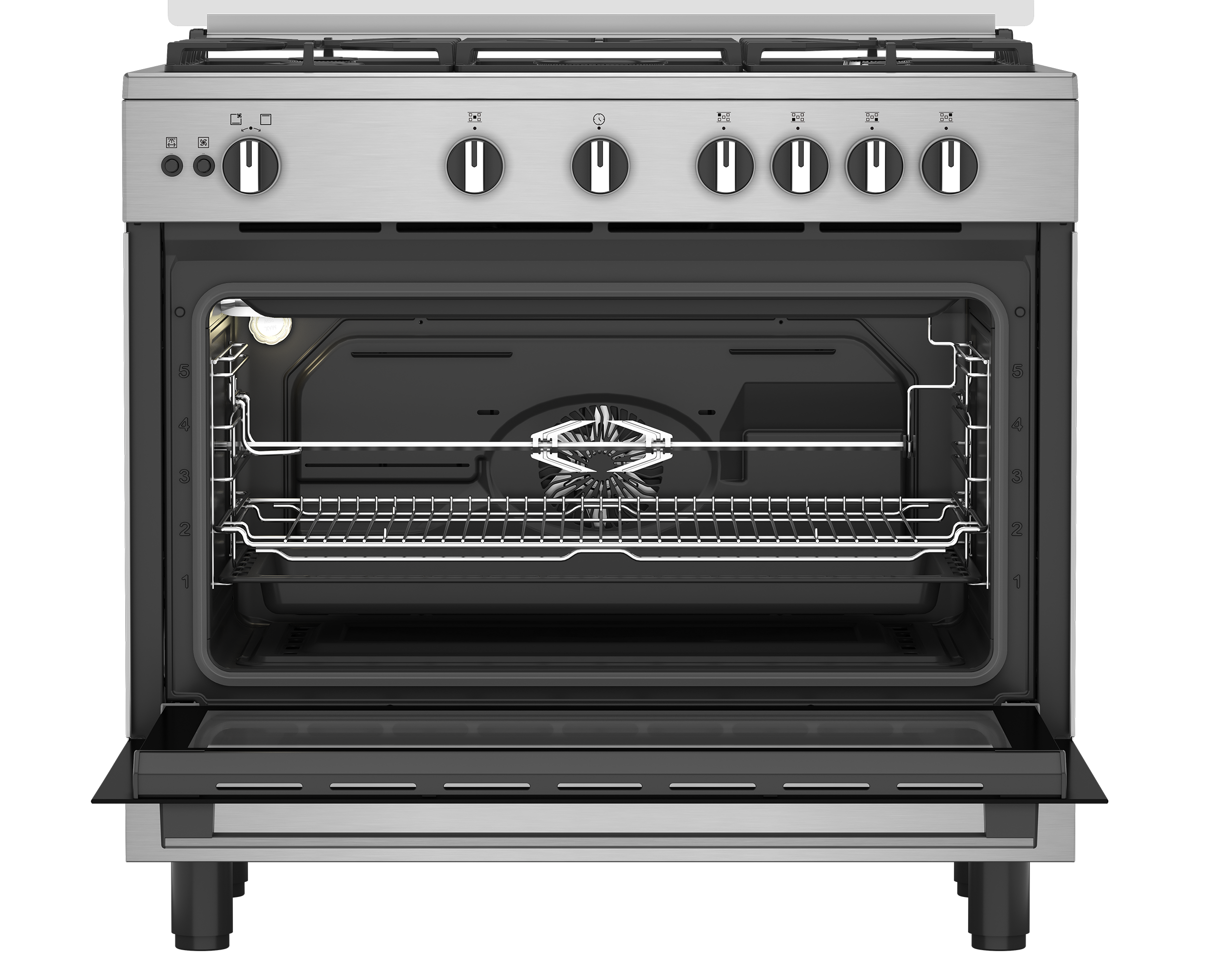 ARISTON FREESTAND GAS COOKER 90CM 97L - ARR9 GGF 23125 XNA
