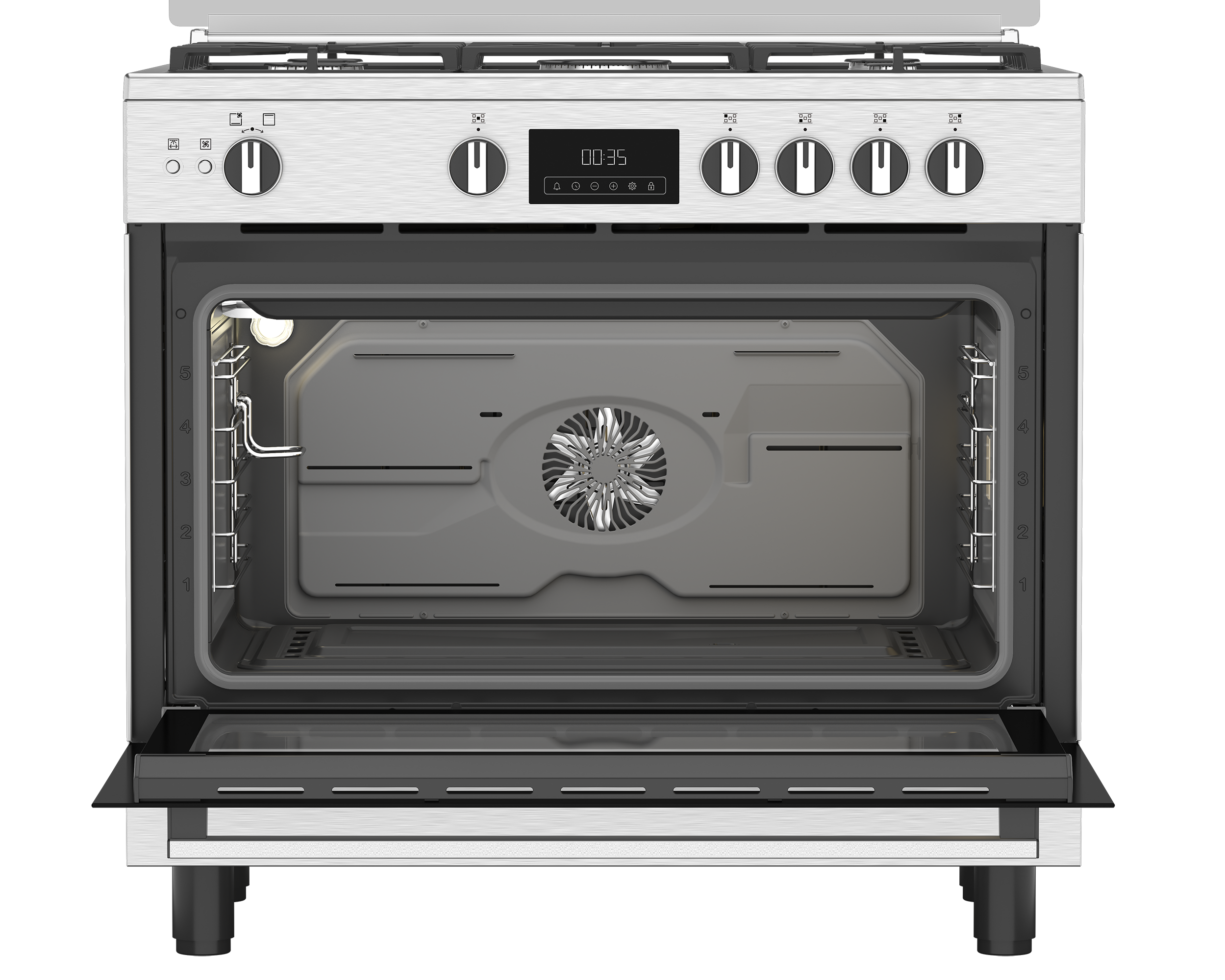 ARISTON FREESTAND GAS COOKER 90CM 97L - ARR9 GGF 33229 XNA