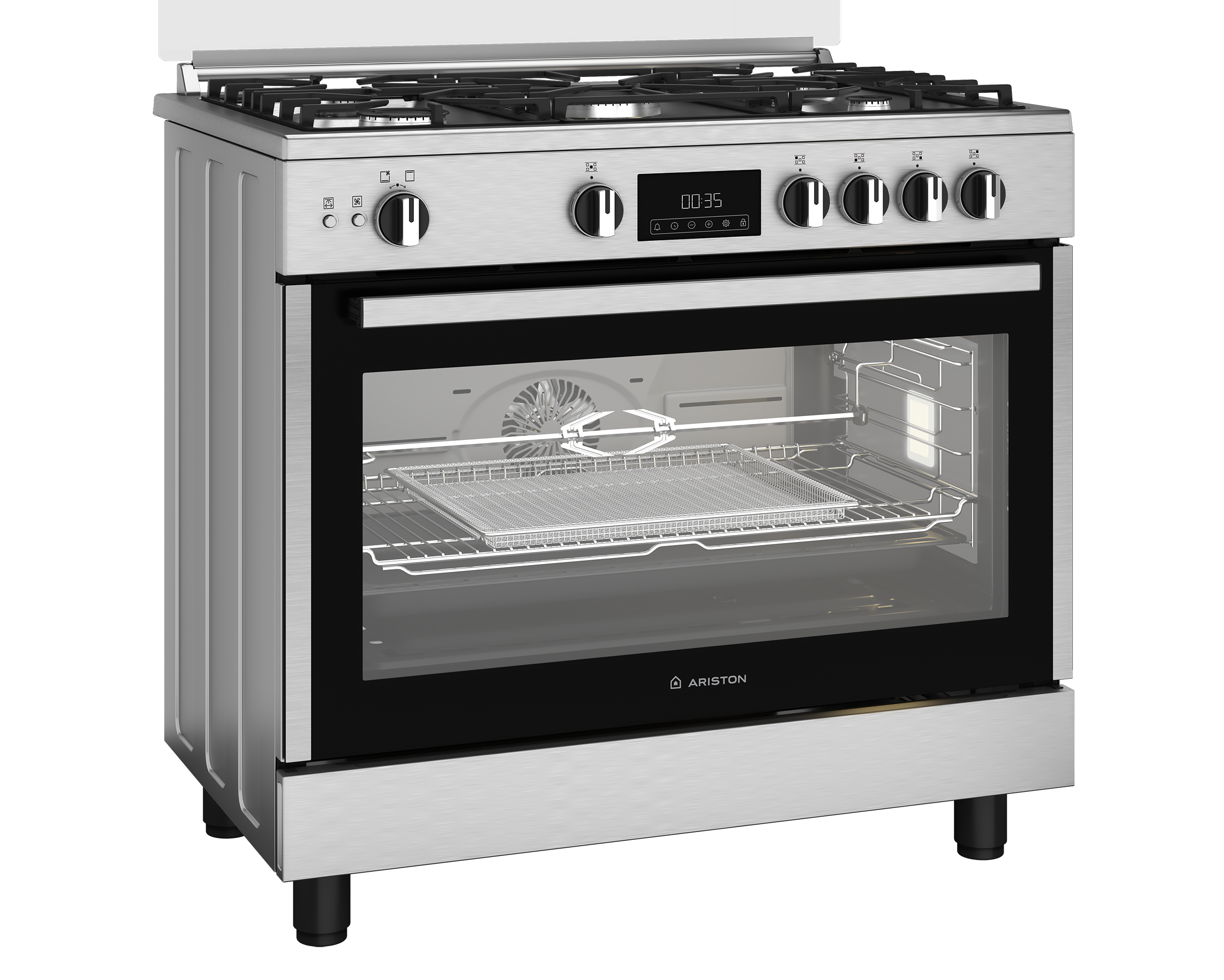 ARISTON FREESTAND GAS COOKER 90CM 97L - ARR9 GGF 33229 XNA