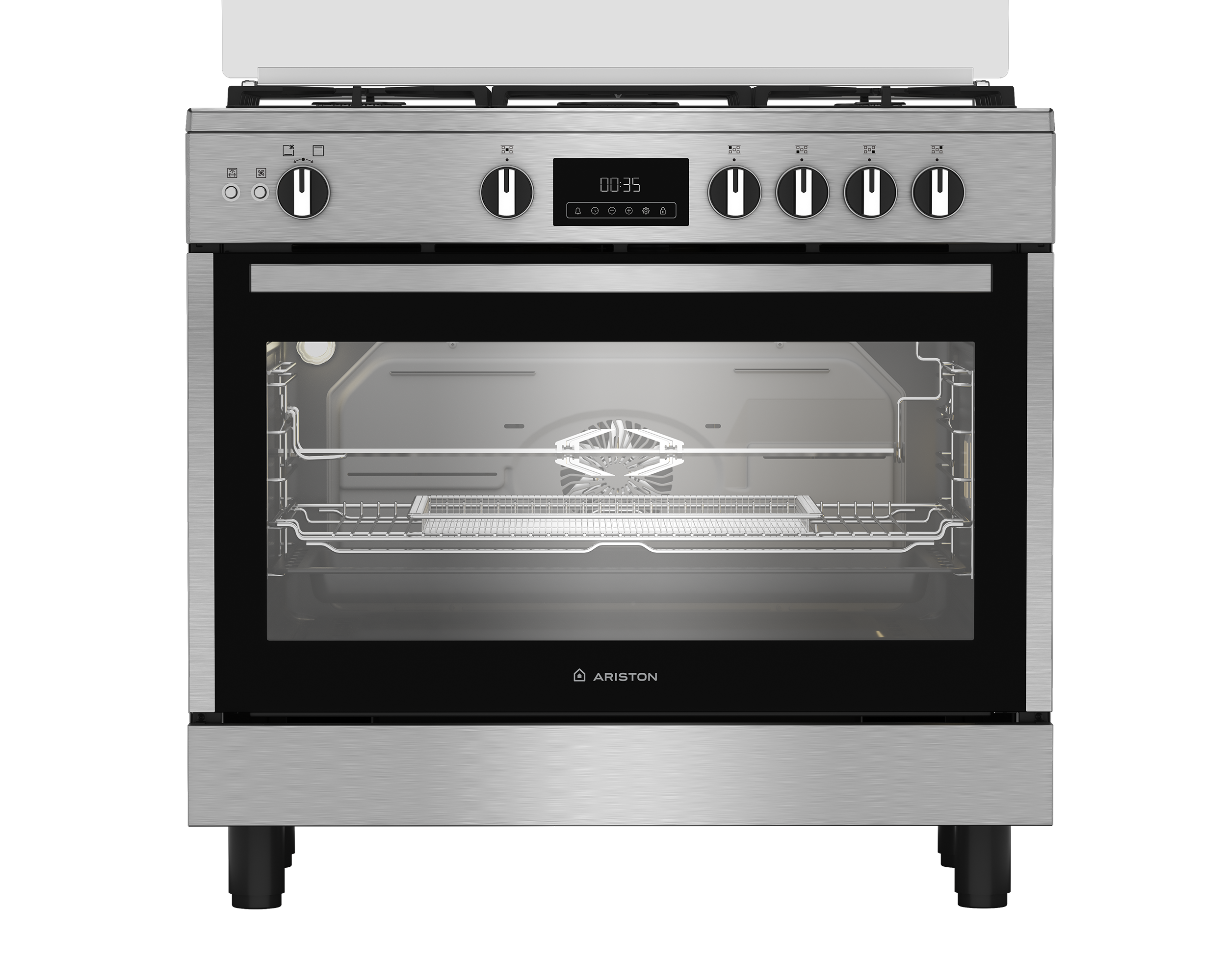 ARISTON FREESTAND GAS COOKER 90CM 97L - ARR9 GGF 33229 XNA