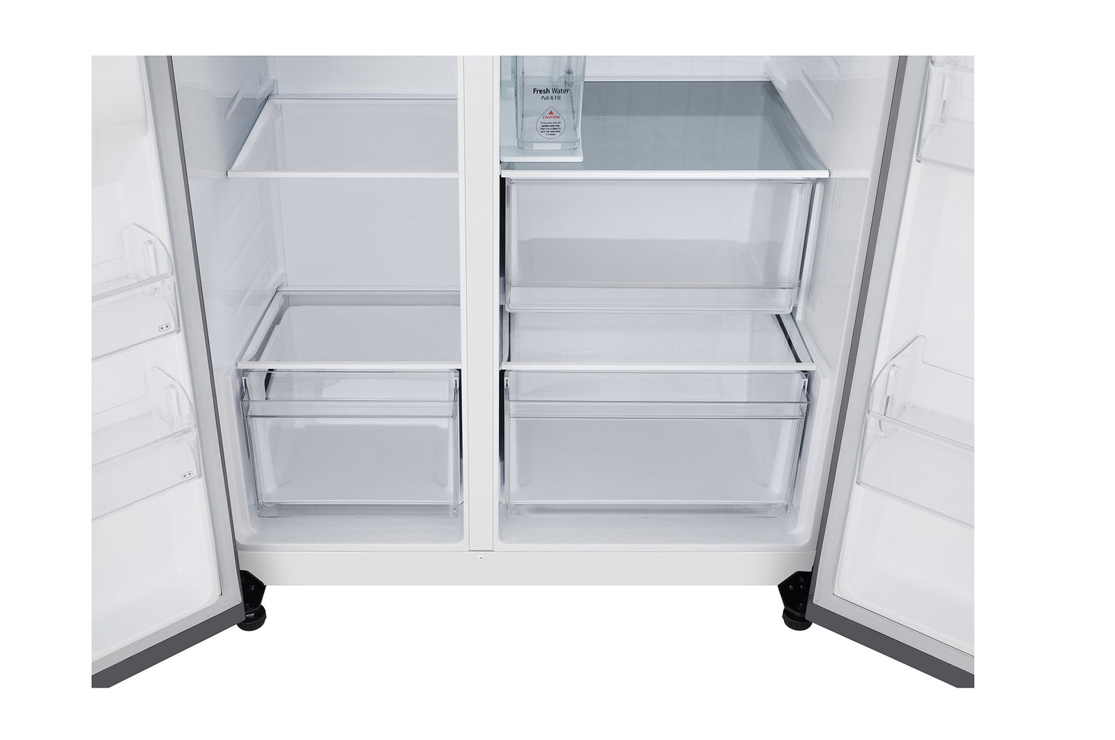 LG REFRIGERATOR 23ft 638L - GC-J257KLKW